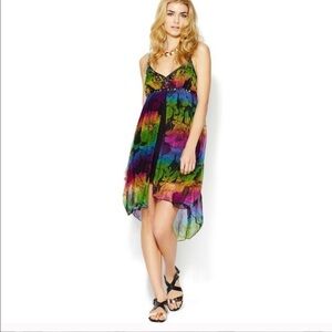 𝅺FREE People Technicolor Dream Wave Dress